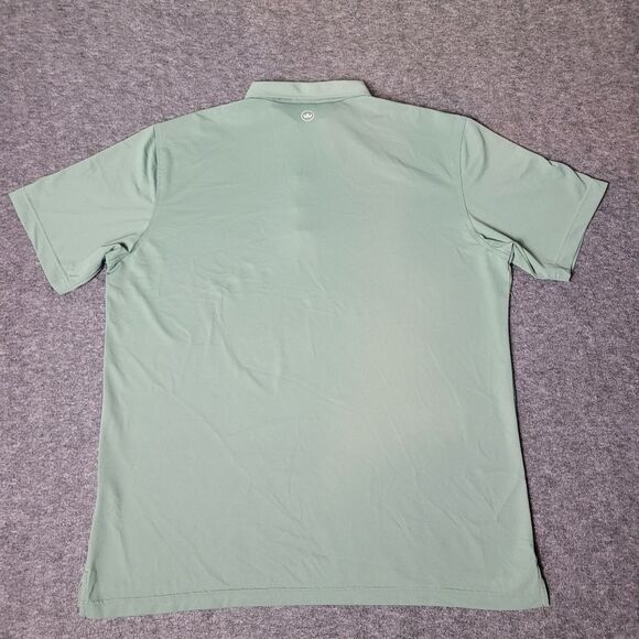 Peter Millar Crown Crafted Shirt Mens Golf Polo Size XL Green Olive - Picture 2 of 11